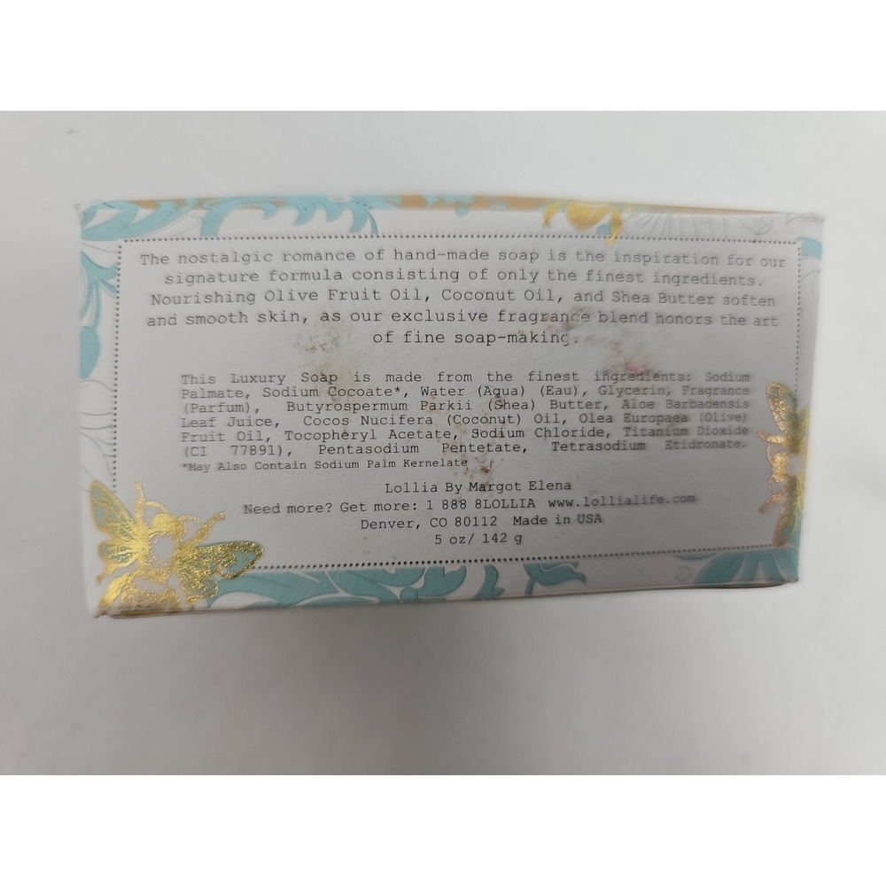 Lollia Finest Perfumed Soap "WISH SUGARED PASTILLE" 5OZ
